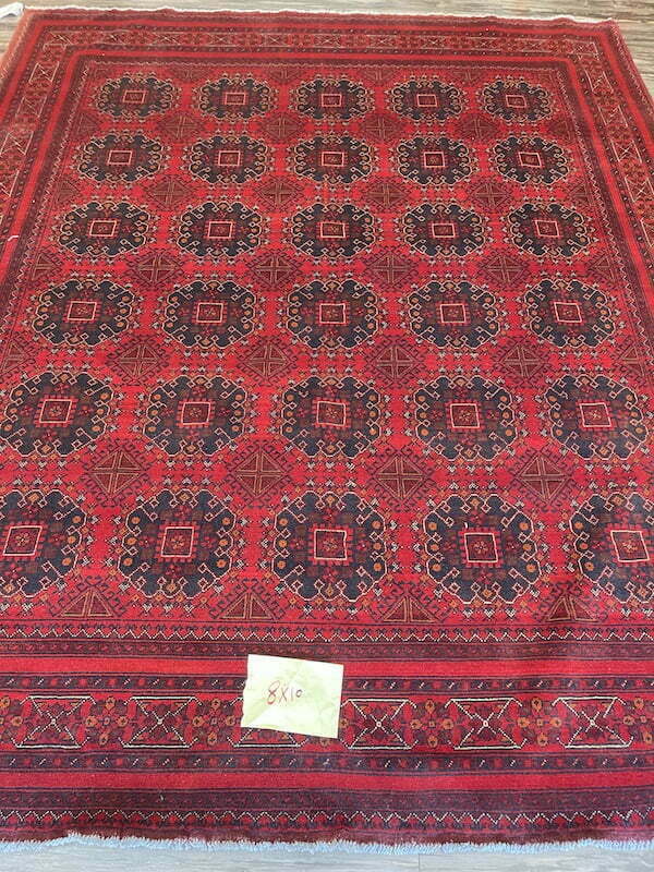 red carpet 8x10 wool afghan rug san mater