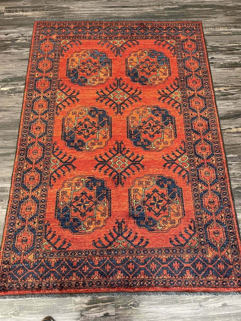 4x6 fine afghan rug new arrival