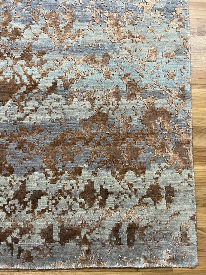 wool and silk modern rugs Oakland