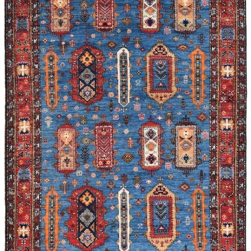 6x9 hand made wool rug san francisco on sale