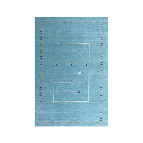 8x5 light blue rug