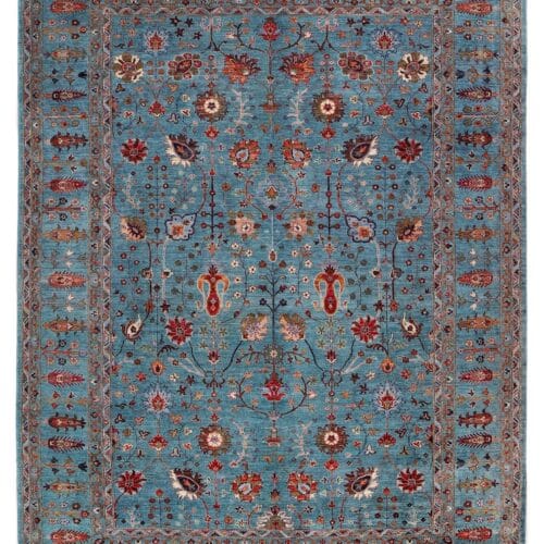 Turquoise Blue 8x 10 rug berkeley