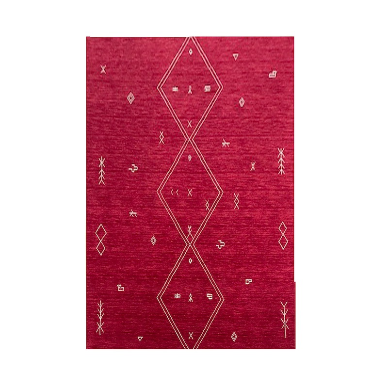 5x8 red rug gabbeh