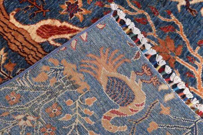 three of life rug 2x3 hand made