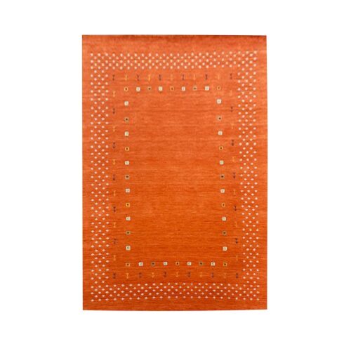 6x9 orange rug