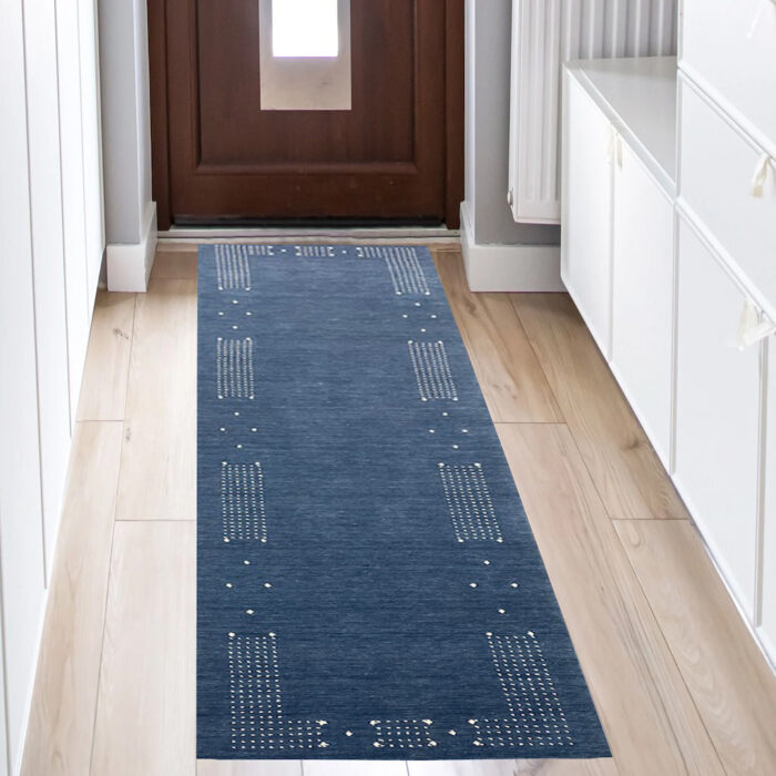 2.8x12 navy blue color hallway runner