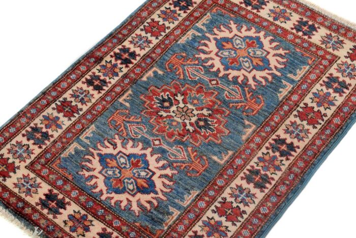 blue color oriental rug 3x2