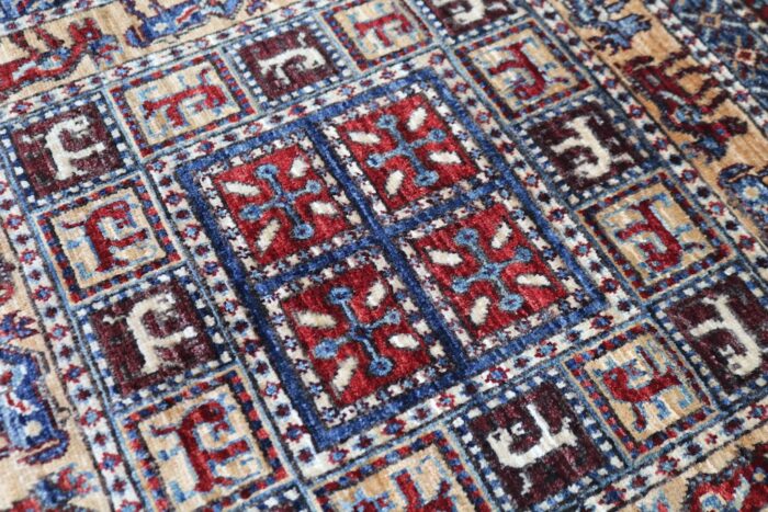 5x5 foot rug wool handmade