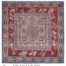 5x5 foot wool rug hand made square