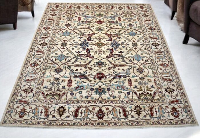 8x10 wool rug light color ziegler desgin rug