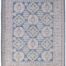 9x12 ft wool hand made rug in light blue color rug