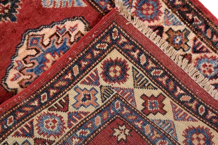 back side of oriental rug