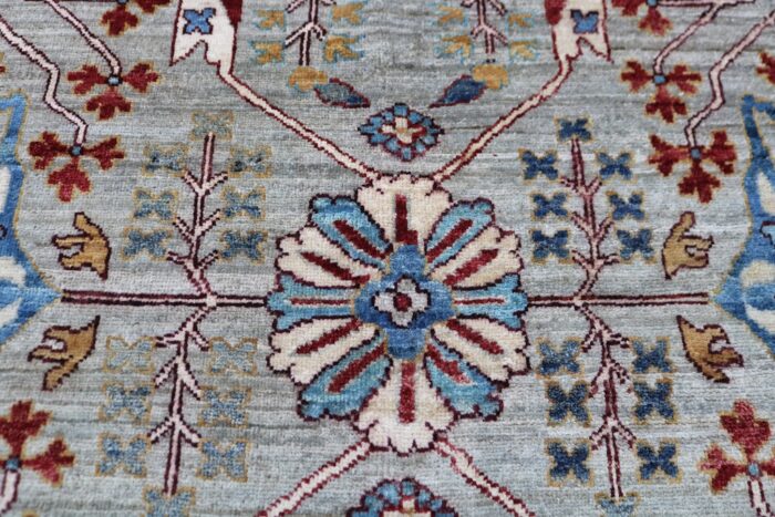 multicolor rug 9x12 ft hand made