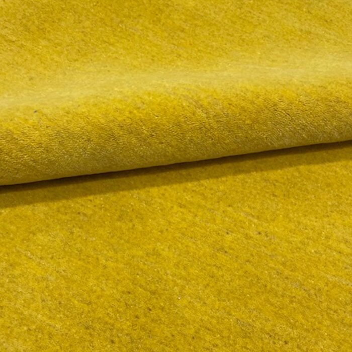 8x5 hans made rug in yellow color