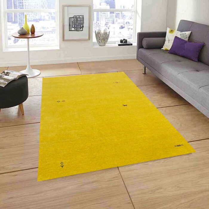 yellow rug 5x8