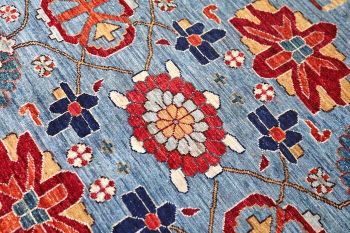 Luxury 9x12 Persian handwoven wool rug featuring classic medallions and a decorative border, now in San Francisco