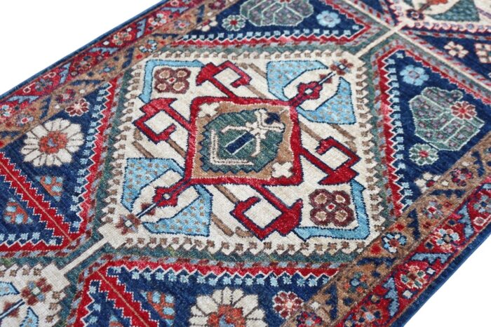 Affordable 2.7 x 14.7 Heriz rug, direct import, available in Berkeley, San Francisco, and San Rafael.