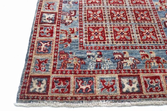 🛒 Buy 2.8x7 red & blue Persian-style runner rug – Try before you buy in our Bay Area showrooms.