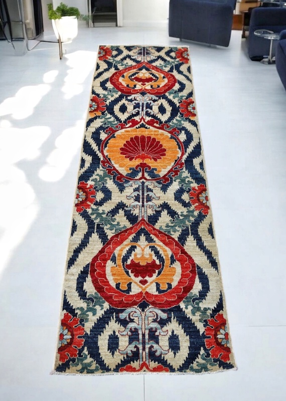 Durable and affordable fine runner rug for hallways and entryways