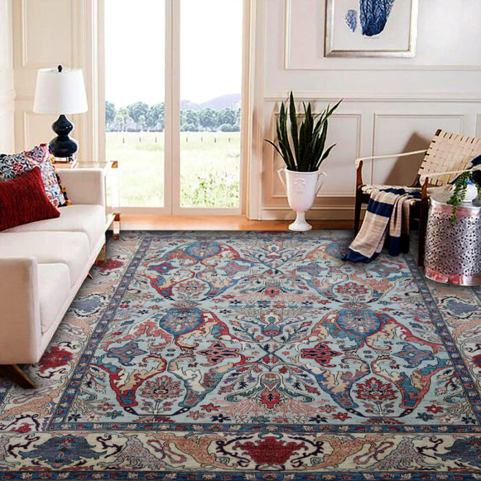 Authentic Turkish Oushak rug with free USA shipping and 5-star reviews.