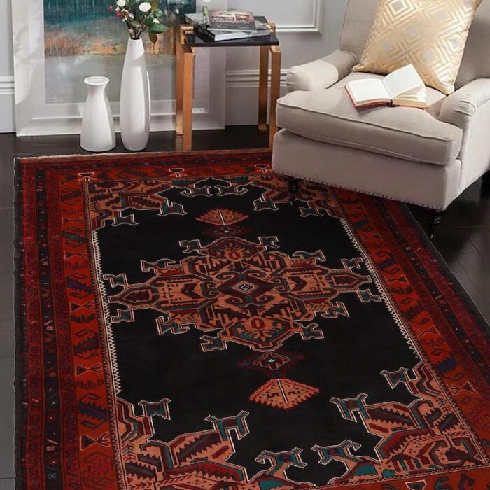 Washable Afghan Wool Rug – Durable, stain-resistant, and perfect for high-traffic areas in any home