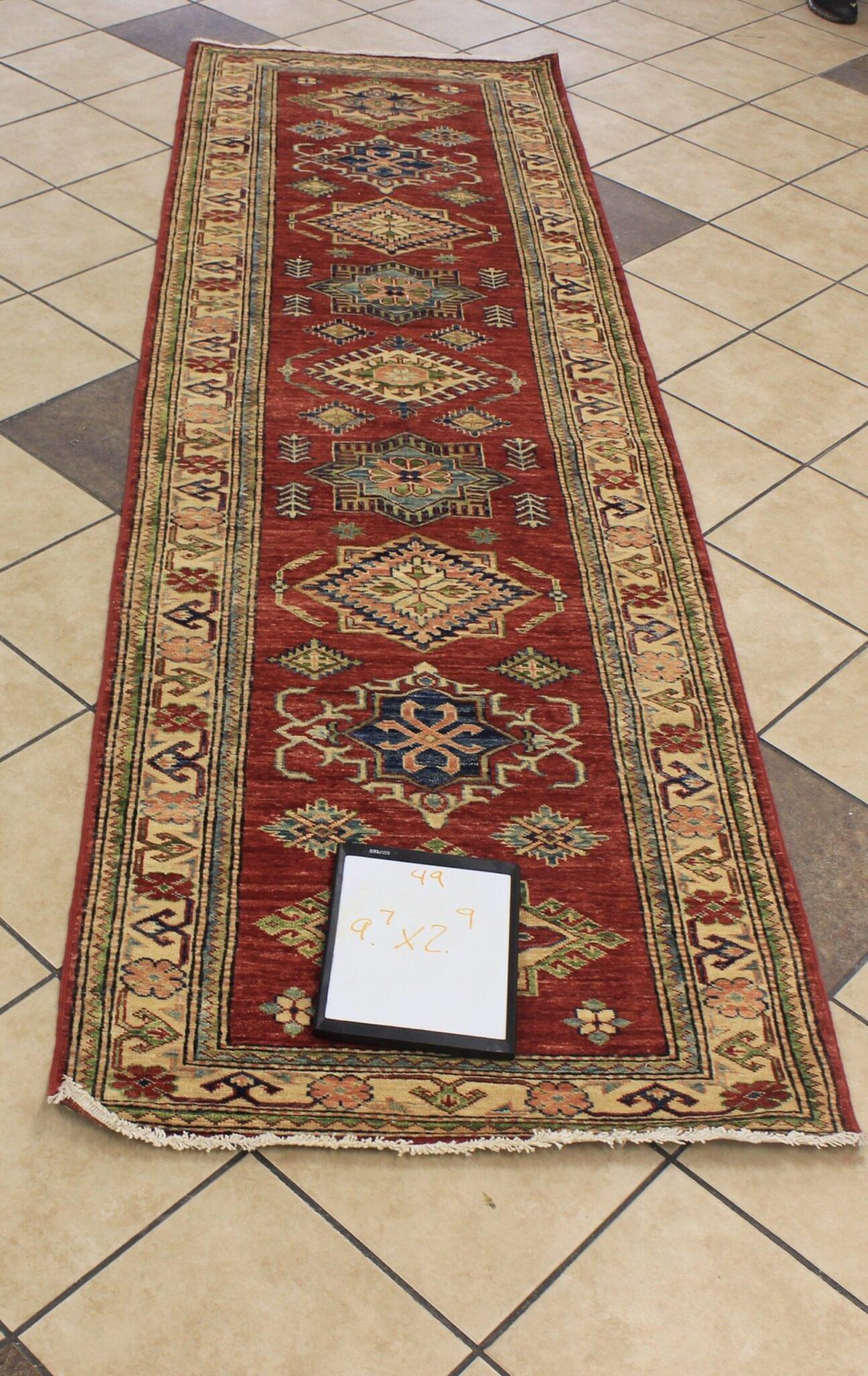 wool fine hand made hallway runner